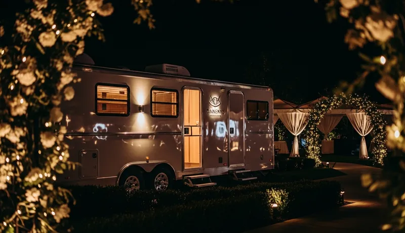 Luxury restroom trailer rentals in Syracuse, NY